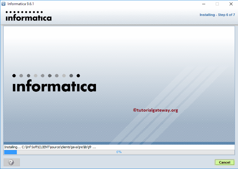 Install Informatica Client 6